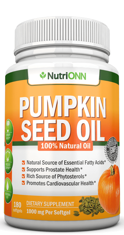 Pumpkin Seed Oil Softgels - NutriONN Supplements